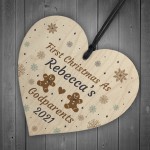 First Christmas As Godparents Gift Personalised Christmas Bauble