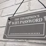 Family Wifi Password PERSONALISED Wifi Network Display Sign