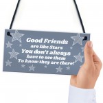 Good Friends Are Like Stars Plaque Best Friend Birthday Xmas