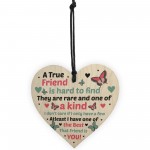 True Friendship Sign Best Friend Plaque Gift Shabby Chic Heart