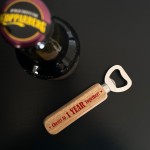 Funny 1st Anniversary Gift For Boyfriend Husband Bottle Opener