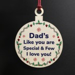 Special Gift For Dad Christmas Hanging Christmas Tree Decoration