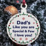 Special Gift For Dad Christmas Hanging Christmas Tree Decoration