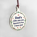 Special Gift For Dad Christmas Hanging Christmas Tree Decoration