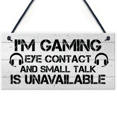 Gamer Games Room Novelty Gaming Sign For Boys Bedroom Gifts