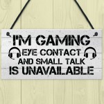 Gamer Games Room Novelty Gaming Sign For Boys Bedroom Gifts