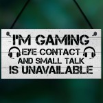 Gamer Games Room Novelty Gaming Sign For Boys Bedroom Gifts