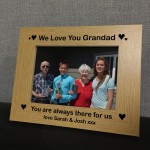 Thank You Gift For Grandad Birthday Christmas Personalised Frame