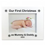 Personalised Our First Christmas As Mummy And Daddy New Mum Gift