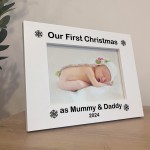 Personalised Our First Christmas As Mummy And Daddy New Mum Gift