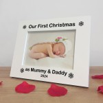 Personalised Our First Christmas As Mummy And Daddy New Mum Gift