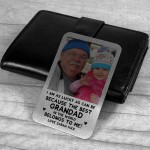 Best Grandad Gift Personalised Photo Wallet Card Thank You Gift