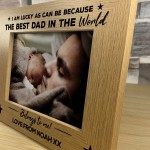 Personalised Photo Frame For Dads Birthday Christmas Present