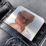 Christmas Gift For Grandad Personalised Metal Wallet Photo