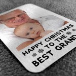 Christmas Gift For Grandad Personalised Metal Wallet Photo