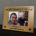 Personalised Gift For Grandad On Fathers Day Photo Frame Novelty