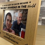 Personalised Gift For Grandad On Fathers Day Photo Frame Novelty