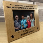 Personalised Photo Frame For Nan Grandad Grandma Birthday Xmas