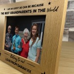 Personalised Photo Frame For Nan Grandad Grandma Birthday Xmas