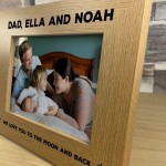 Novelty Gift For Dad Birthday Christmas Personalised Photo Frame