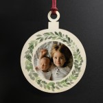 Personalised Photo Christmas Bauble Gift For Mum Dad Nan Grandad