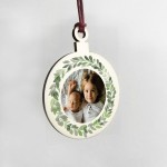 Personalised Photo Christmas Bauble Gift For Mum Dad Nan Grandad