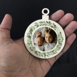 Personalised Photo Christmas Bauble Gift For Mum Dad Nan Grandad