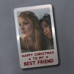 Special Christmas Gift For Best Friend Personalised Wallet Card