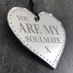 Soulmate Heart Valentines Anniversary Gift For Him Her Men