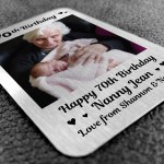 Personalised 60th 70th 80th Birthday Gift For Nanny Keepsake