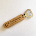 Novelty Gift For Uncle Personalised Bottle Opener Birthday Gift