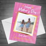 Happy Mothers Day Card Personalised Photo Special Card For Mum