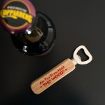 Funny Hold This Wood Bottle Opener Valentines Anniversary Gift