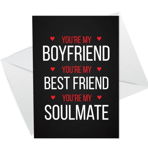 Special Anniversary Birthday Valentines Card For Boyfriend