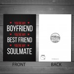 Special Anniversary Birthday Valentines Card For Boyfriend