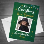 Special Granddaughter Christmas Card Personalised Photo Card 