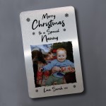 Merry Christmas To A Special Nanny Personalised Photo Card