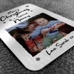 Merry Christmas To A Special Nanny Personalised Photo Card