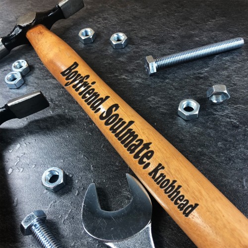 Rude Boyfriend Engraved Hammer Gift For Him Anniversary Gifts