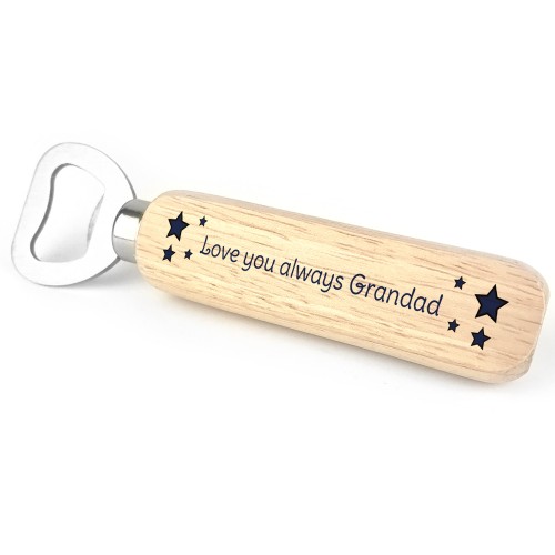 Novelty Grandad Gift Wood Bottle Opener Christmas Birthday Gift