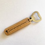 Novelty Grandad Gift Wood Bottle Opener Christmas Birthday Gift