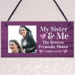 Personalised Sister Photo Plaque Gift For Sister Friends