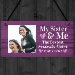 Personalised Sister Photo Plaque Gift For Sister Friends