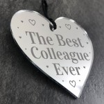 Best Colleague Ever Engraved Heart Thank You Work Mate Leaving