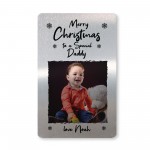 Merry Christmas To A Special Daddy Personalised Photo Card Gift