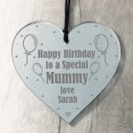 Birthday Gift For Mummy Personalised Engraved Heart Gift