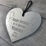 Birthday Gift For Mummy Personalised Engraved Heart Gift