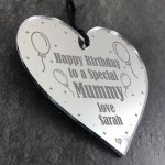 Birthday Gift For Mummy Personalised Engraved Heart Gift