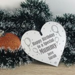 Birthday Gift For Mummy Personalised Engraved Heart Gift