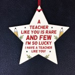 Teacher Gift Poem Thank You Gift Wooden Star Nursery School Gift